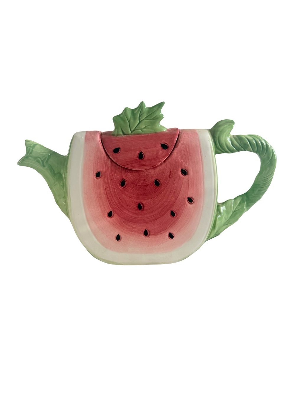 Susan Winget watermelon teapot Summer Collection antique